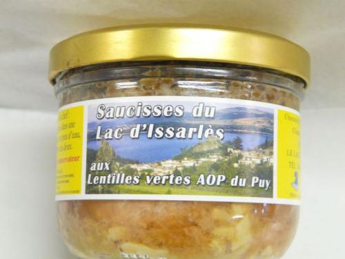 Saucisse Lentilles 350gr